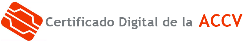 certificado digital ACCV